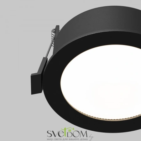 Встраиваемый светильник (Набор) Maytoni DL130-GX53-B Orb, 12Вт, 1xGX53, Черный, IP 44 Maytoni
