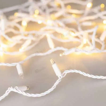ARLIGHT Светодиодная гирлянда ARD-STRING-CLASSIC-10000-WHITE-100LED-PULSE Warm (230V, 7W) (Ardecoled, IP65)