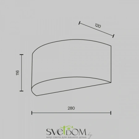 Настенные светильники MOD096WL-01CH Maytoni | Svetdom.by