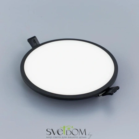 Citilux Омега CLD50R222 LED Встраиваемый светильник с диммером Чёрный CITILUX