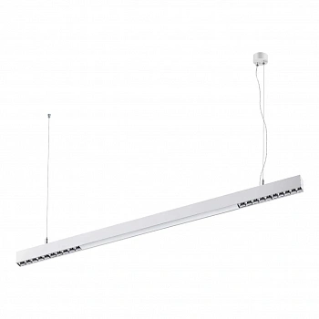 358869 OVER NT22 208 белый Светильник накладной/подвесной светодиодный (длина подвесов 1,2м) IP20 LED 4000K 40W 220V ITER