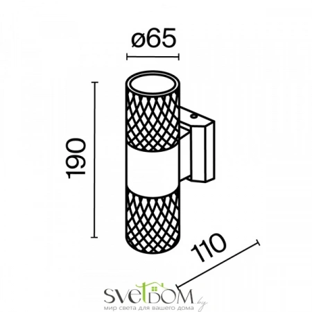 Настенные светильники O583WL-02B Maytoni | Svetdom.by