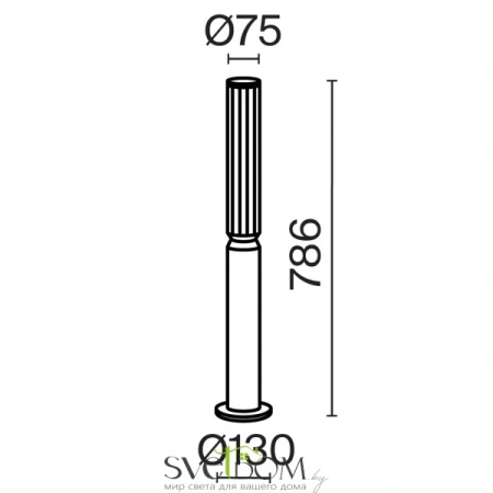 Ландшафтный светильник Outdoor O593FL-L12GF3K Maytoni