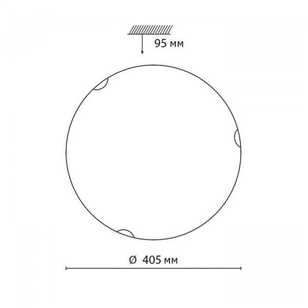 Настенно-потолочные светильники SONEX 7602/DL от Магазина Svetdom.by