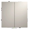 Выключатель двухклавишный Voltum S70 VLS020103  Voltum VLS020103