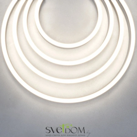 Гибкий неон 1708 24В 9,6Вт/м 4000K IP67 5м 200481 | Svetdom.by