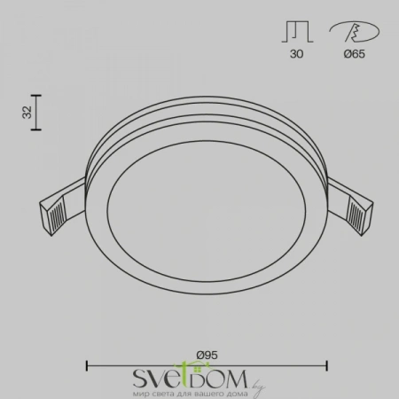 Фото Встраиваемые светильники Maytoni DL2001-L7W4K Встраиваемые светильники Maytoni DL2001-L7W4K от Магазина Svetdom.by