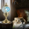 CITILUX CL419816 Каир Мозаика Синяя Св-к Настольный CITILUX