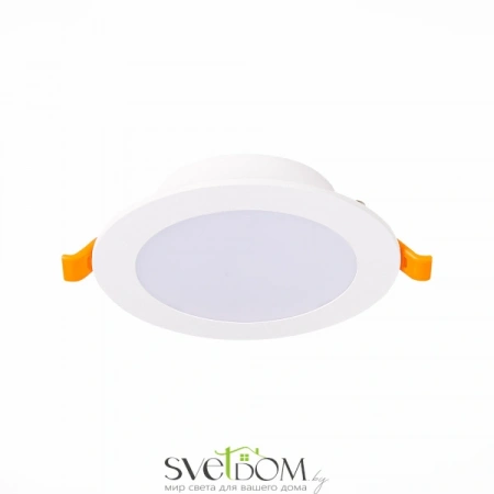 ST210.548.08 Св-к встр. Белый LED 1*8W 4000K 640Lm Ra80 110° IP20 D120xH30 220-240V Встраиваемые светильники ST LUCE