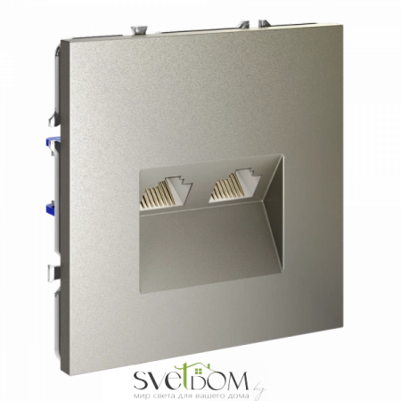 Розетка компьютерная двойная Voltum S70 VLS060204  Voltum