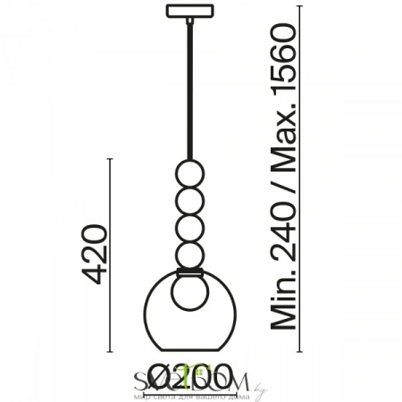 Подвесные светильники Freya FR5220PL-01G6 от Магазина Svetdom.by