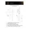 Бра Aployt Lorentayn APL.328.21.09, чёрное, LED 9 Вт, 3000 К Aployt