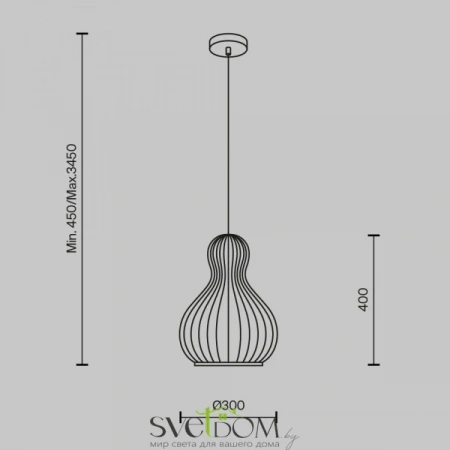 Подвесные светильники Maytoni MOD192PL-01W1 от Магазина Svetdom.by
