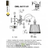 Настенные светильники OML-54111-01 Omnilux | Svetdom.by