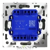 Проходной переключатель двухклавишный с подсветкой Voltum S70 VLS020408  Voltum VLS020408