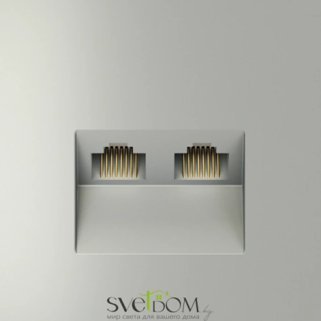 Розетка компьютерная двойная Voltum S70 VLS060205  Voltum