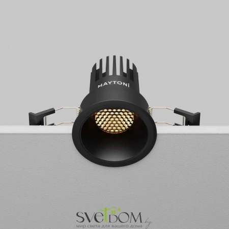 Встраиваемые светильники Maytoni DL115-10W-2.7K-B от Магазина Svetdom.by