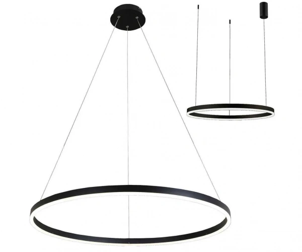 Kink Light 08214,19A(3000K) Подвес Тор черный d80