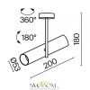 Фото Потолочные светильники Maytoni C020CL-01B Потолочные светильники Maytoni C020CL-01B от Магазина Svetdom.by