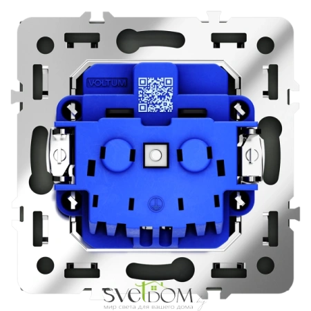 Розетки электрические с заземлением и шторками  Voltum S70 VLS040207  Voltum VLS040207