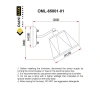 Светильник настенный (Бра) Omnilux  OML-65001-01 Omnilux