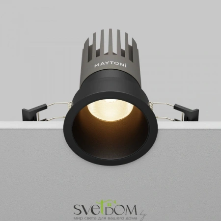 Встраиваемые светильники Maytoni DL118-15W-3K-B от Магазина Svetdom.by