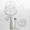 Citilux Линц CL402970 Торшер хром с белым абажуром CITILUX