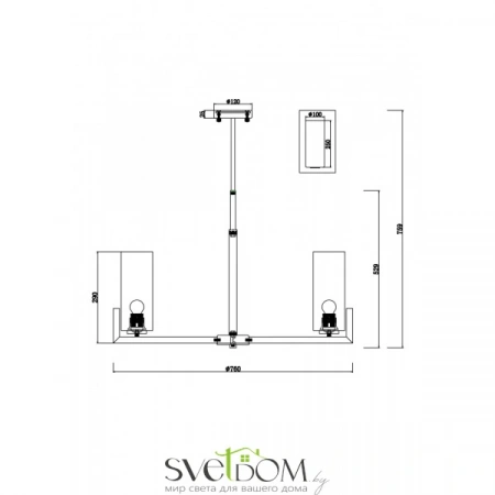 ЛюстрыMOD089PL-08BS Maytoni | Svetdom.by