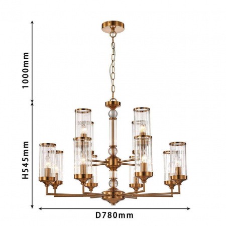 Люстры подвесные2927-12P Favourite | Svetdom.by