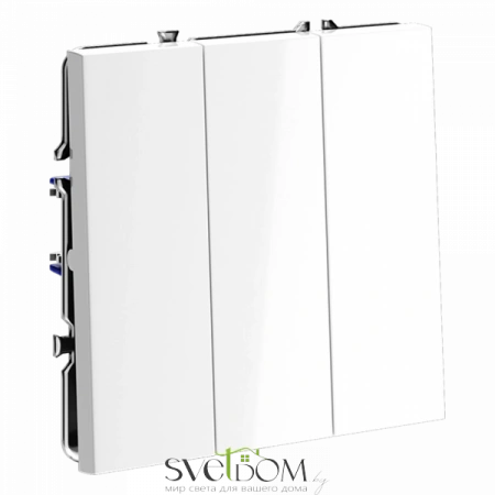 Выключатель трехклавишный Voltum S70 VLS030101  VLS030101 Voltum