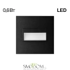 Citilux Скалли CLD007K5 LED Встраиваемый светильник лестничный Чёрный CITILUX