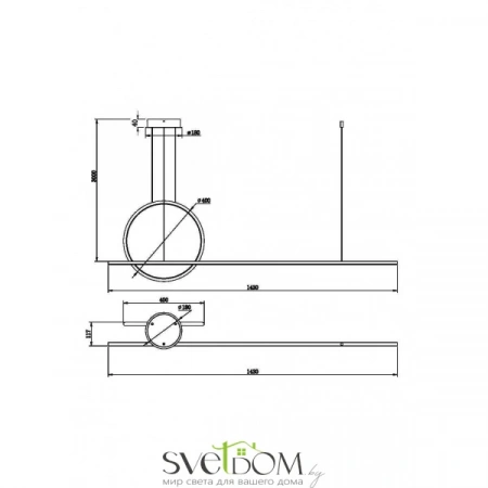 Подвесные светильники Maytoni MOD247PL-L49BK от Магазина Svetdom.by