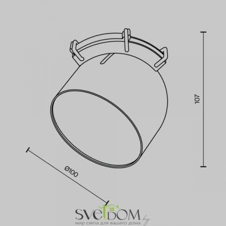 TR124B-12W4K-B Maytoni