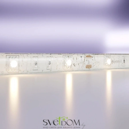Светодиодная лента 12В 5050 7,2Вт/м  3000K 5м IP65 10123