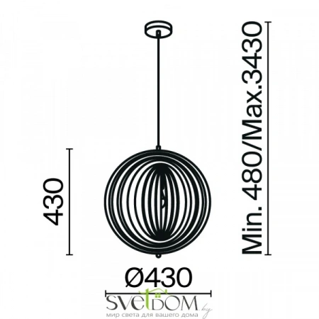 Подвесные светильники Maytoni MOD197PL-01W от Магазина Svetdom.by