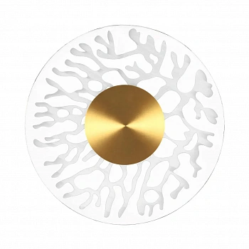 6627/9WL MIDCENT ODL24 151 античная бронза/металл/акрил Настенный светильник IP20 LED 9W 3000K 220V SOLARIS