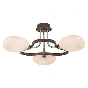 CITILUX CL131131 Октава Хром+Венге Св-к Люстра