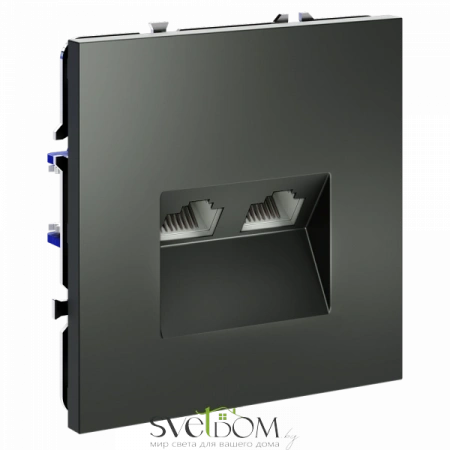 Розетка компьютерная двойная Voltum S70 VLS060206  Voltum