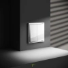 Клавиша для выключателя двухклавишного Voltum S70 Белый VLS000301 Voltum VLS000301