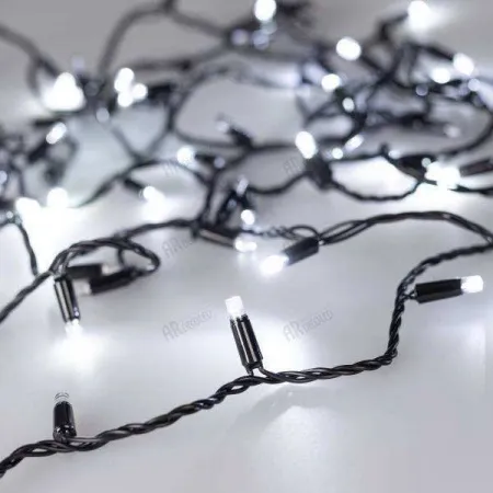 ARLIGHT Светодиодная гирлянда ARD-STRING-CLASSIC-1000-BLACK-100LED-PULSE White (230V, 7W) (Ardecoled, IP65)