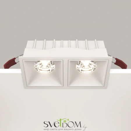 Встраиваемые светильники Maytoni DL043-02-15W4K-D-SQ-W от Магазина Svetdom.by