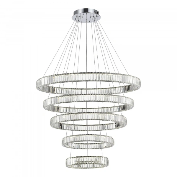 SL1622.113.05 Люстра подвесная ST-Luce Хром/Прозрачный LED 1*285W 4000K TIVOLI