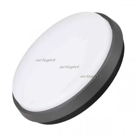 ARLIGHT Светильник LGD-GIRO-R240-25W Day4000 (GR, 110 deg, 230V) (Arlight, IP54 Металл, 3 года)