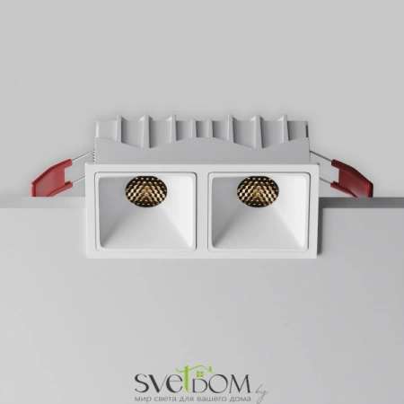 Встраиваемые светильники Maytoni DL043-02-10W3K-SQ-W-1 от Магазина Svetdom.by