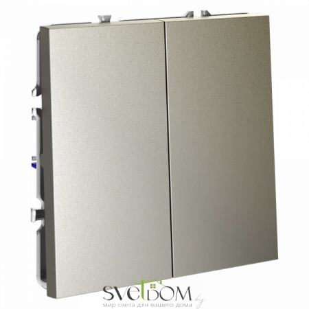 Выключатель двухклавишный Voltum S70 VLS020104  VLS020104 Voltum