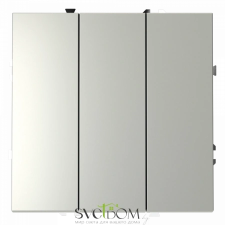 Выключатель трехклавишный Voltum S70 VLS030105  VLS030105 Voltum