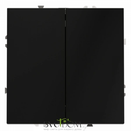 Проходной переключатель двухклавишный Voltum S70 VLS020308  VLS020308 Voltum