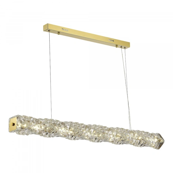 SL6010.203.30 Светильник подвесной ST-Luce Золотистый/Прозрачный LED 1*30W ESPIRA