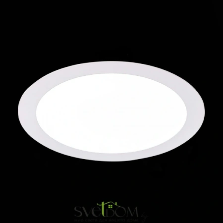 ST209.548.18 Св-к встр. Белый LED 1*18W 4000K 1 350Lm Ra80 110° IP20 D225xH8 90-265V Встраиваемые светильники ST LUCE