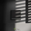 Проходной переключатель одноклавишный с подсветкой  Voltum S70 VLS010408  Voltum VLS010408